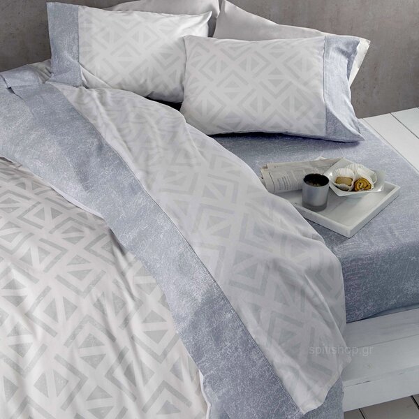 Κουβερλί Υπέρδιπλο (220x240) Nima Bed Linen Segio Grey