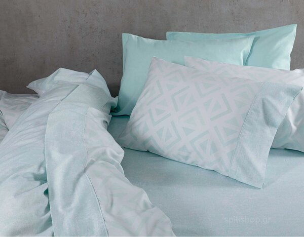 Κουβερλί Υπέρδιπλο (220x240) Nima Bed Linen Segio Aqua