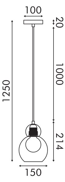 Φωτιστικό Οροφής Μονόφωτο Aca Juliette LT1520PCB Cognac/Brass
