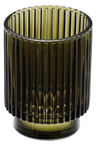 Ποτηροθήκη Μπάνιου (Φ7x10) Estia Bamboo Essentials Olive 02-14889