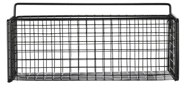 Κρεμαστό Καλάθι Αποθήκευσης (36x15x13) Estia Cage Μαύρο 02-28251