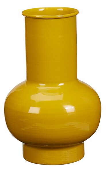 Διακοσμητικό Βάζο (Φ17.5x26) K-M Shiny Yellow FZ1002500