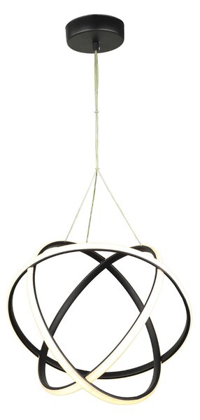 Φωτιστικό Οροφής LED 3 CCT Heronia Atomic/40 01-0406 Black