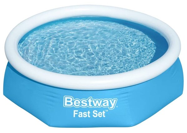 Bestway Πισίνα Φουσκωτή Στρογγυλή Fast Set Μπλε 244 x 66 εκ. 57265