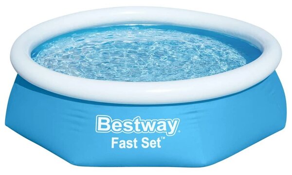 Bestway Πισίνα Φουσκωτή Στρογγυλή Fast Set Μπλε 244 x 66 εκ. 57265