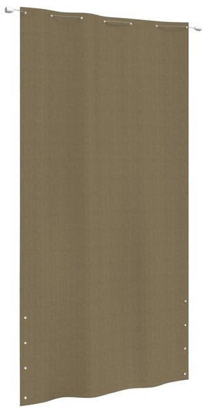 Διαχωριστικό Βεράντας Taupe 140 x 240 εκ. Ύφασμα Oxford - Μπεζ-Γκρι