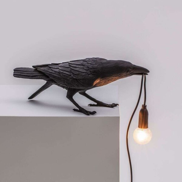 Seletti - Bird Lamp Playing Επιτραπέζιο φωτιστικό εξωτερικού χώρου Λευκό Seletti