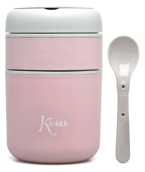 Βρεφικό Θερμός Φαγητού 710ml + Κουτάλι Kiokids Ροζ 5493