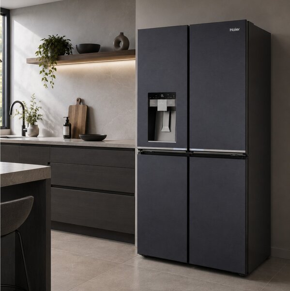 Ψυγείο Multidoor Haier Cube 90 Series 7 HCR7918EIMB No Frost με Συνολική Χωρητικότητα 601L, Ενεργειακή Κλάση Ε και Ύψος 177.5cm
