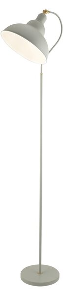 Searchlight Λάμπα δαπέδου Yosra, γκρι, μέταλλο, 166 cm, E27, Μπεζ, Σαλόνι / τραπεζαρία, Μέταλλο, σύγχρονο