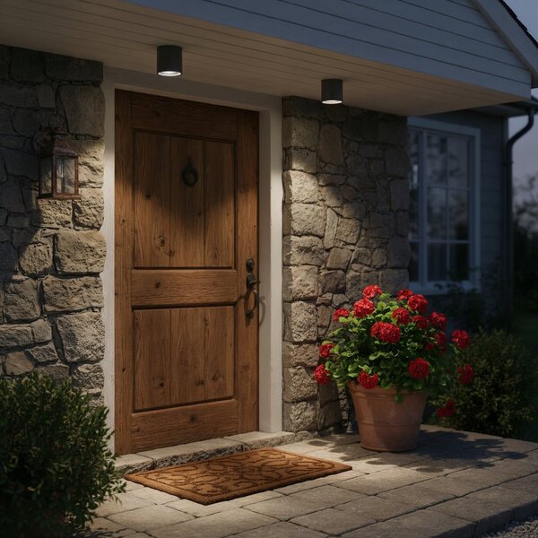IDEAL LUX Ideal Lux Φωτιστικό οροφής Gun, ανθρακί, αλουμίνιο, IP44, GU10, ρυθμιζόμενος, Γκρι, Μπάνιο, Αλουμίνιο