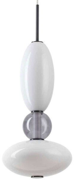 Φωτιστικό Οροφής Lumiere 314143 Φ28x275,5cm Led 3050lm 27W 3000K White-Grey Ideal Lux