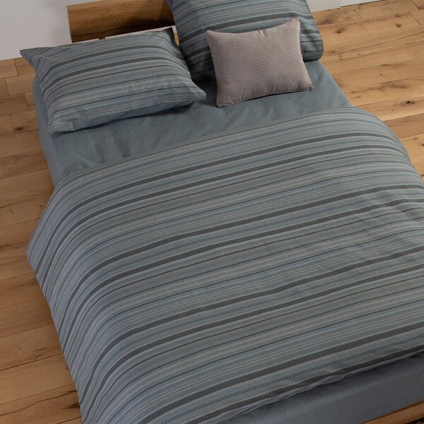 Σεντόνια Υπέρδιπλα (Σετ) Nef-Nef Homeware Smart Degree Denim Γκρι,Πετρόλ ΧΩΡΙΣ ΛΑΣΤΙΧΟ 240x270