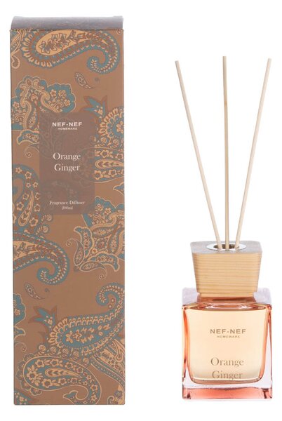 Αρωματικό Χώρου 200ml Με Στικς Nef-Nef Homeware Orange Ginger