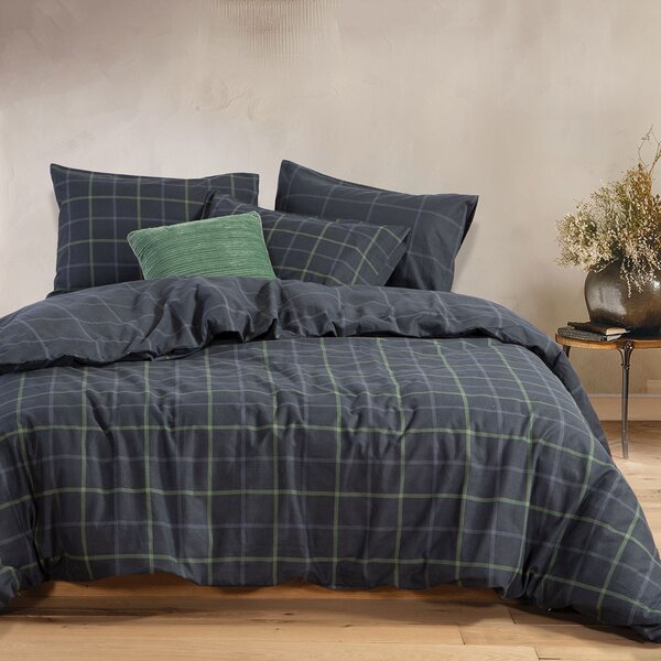 Φανελένια Σεντόνια Μονά (Σετ) Nef-Nef Homeware Flannel Naiberg Denim