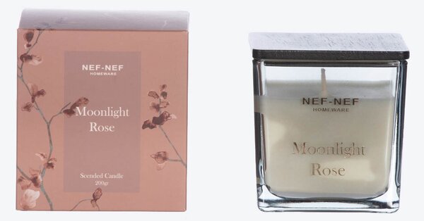Κερί Αρωματικό 200gr Nef-Nef Homeware Moonlight Rose