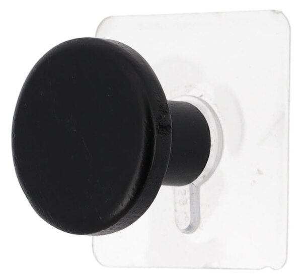 Κρεμαστράκι Αυτοκόλλητο (Φ4.5x4) T-D Rack Black 91040103