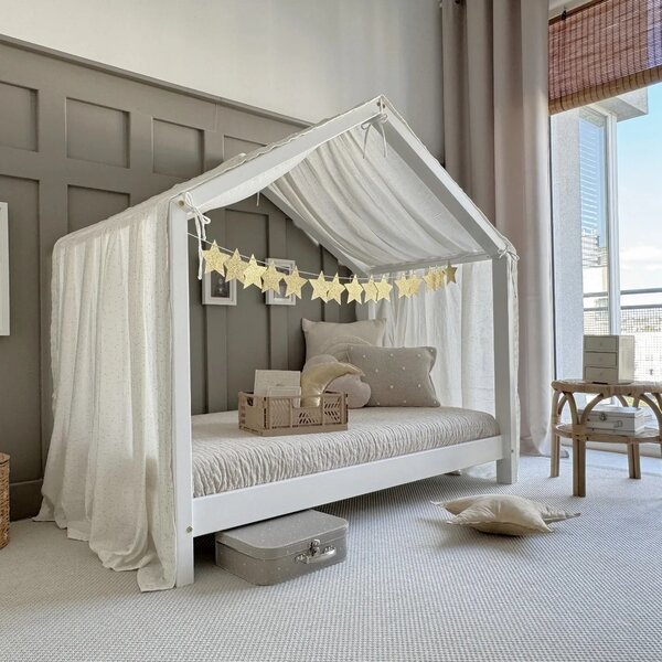 Κουρτίνα Οροφής House Bed Off White Luletto