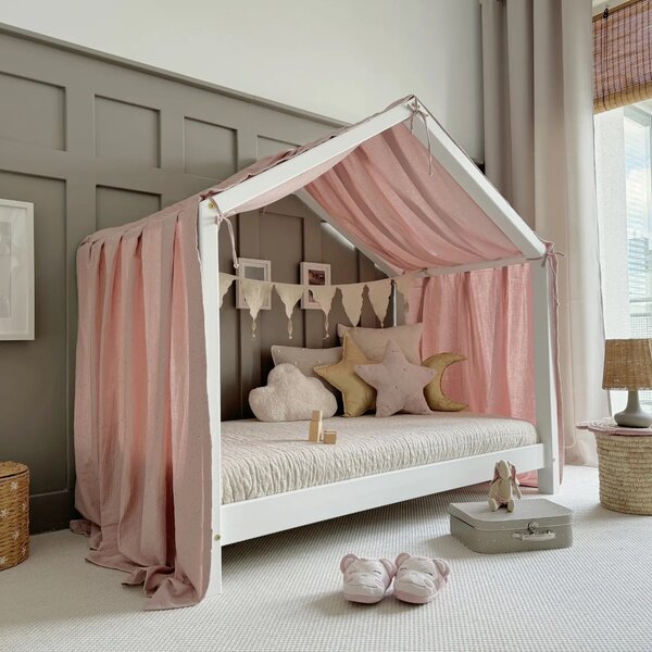 Κουρτίνα Οροφής House Bed Light Pink Luletto