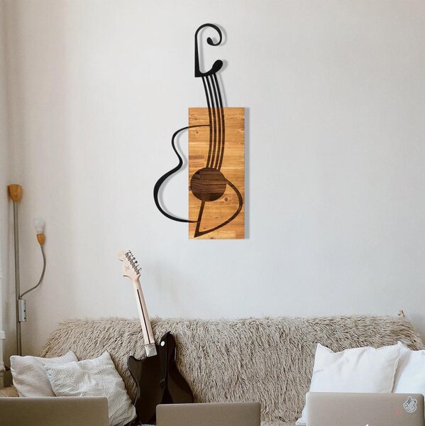 Wall διακοσμητικό 39x93 cm guitar