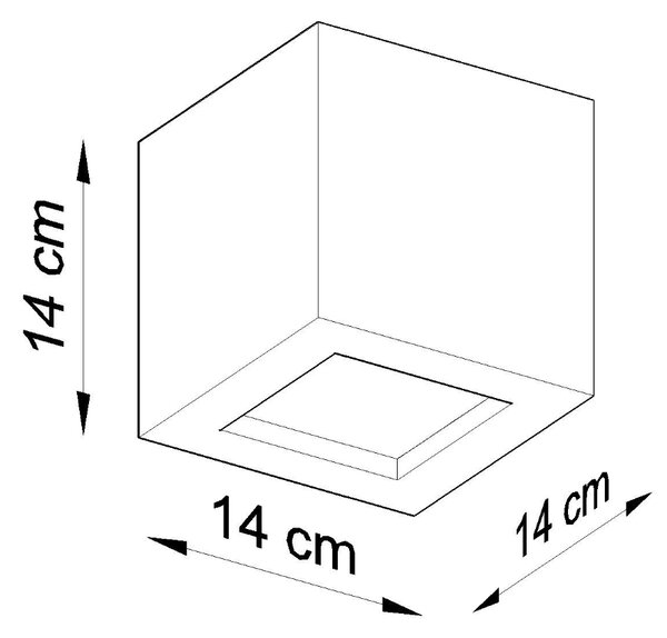 Sollux Φωτιστικό τοίχου Leo 1,κεραμικό, γυαλί,1xE27/60w