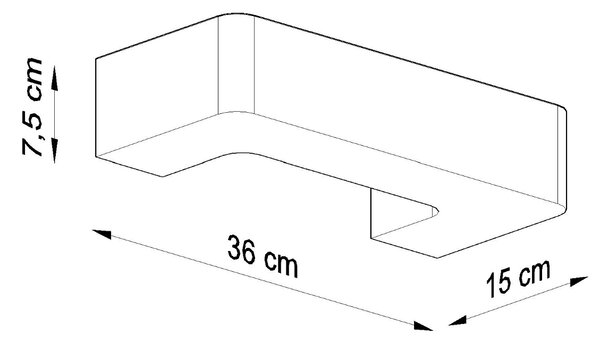 Sollux Φωτιστικό τοίχου Magnet 1,κεραμικό,1xE27/60w