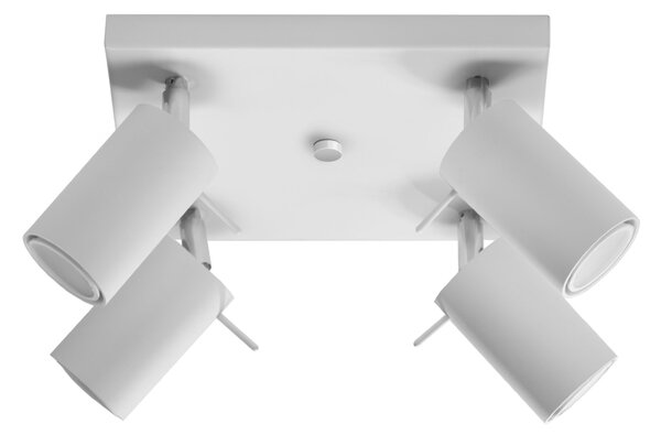 Sollux Φωτιστικό οροφής Ring 4,ατσάλι,4xGU10/40w