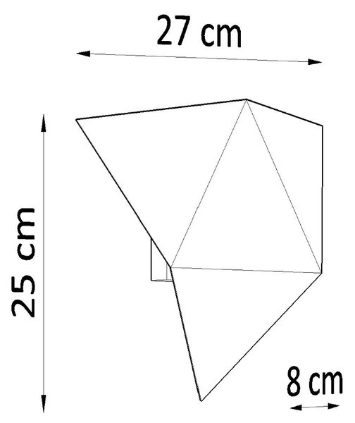 Sollux Φωτιστικό τοίχου Solido 2,ατσάλι,2xG9/40w