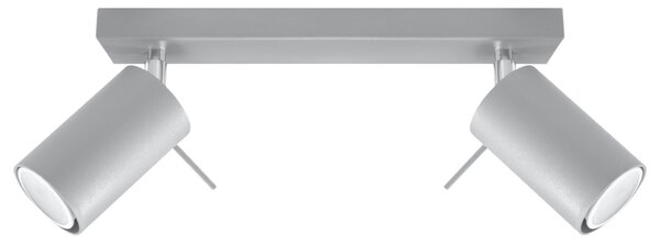 Sollux Φωτιστικό οροφής Ring 2,ατσάλι,2xGU10/40w