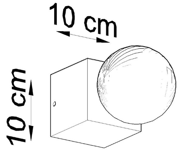 Sollux Φωτιστικό τοίχου Ariz 1,ξύλο,1xE27/60w