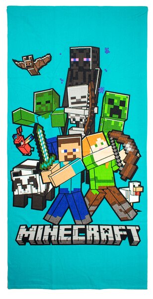 Παιδική Πετσέτα Θαλάσσης (70x140) Dimcol Minecraft 49