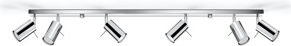 Sollux Φωτιστικό οροφής Ring 6,ατσάλι,6xGU10/40w