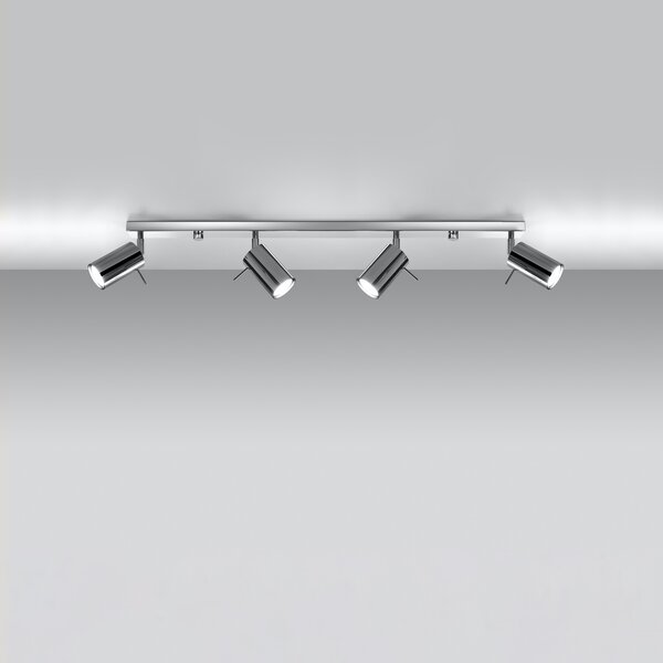 Sollux Φωτιστικό οροφής Ring 4,ατσάλι,4xGU10/40w