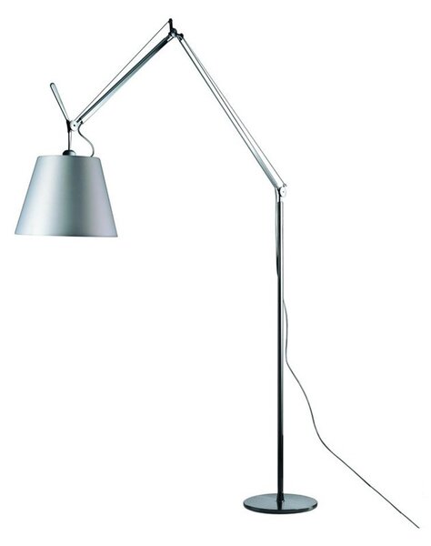 Artemide - Tolomeo Mega Φωτιστικό δαπέδου ø320 Grey Satin/Μαύρο Artemide