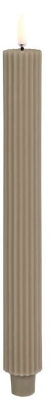 Uyuni - Κερί Taper LED Grooved 2-pack 3,2x25,5 cm Sandstone/Smooth Uyuni Lighting