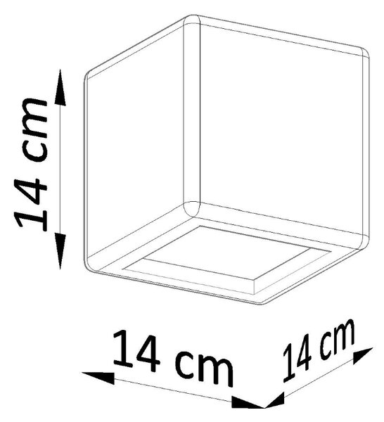 Sollux Φωτιστικό τοίχου Nesta 1,κεραμικό,1xE27/60w