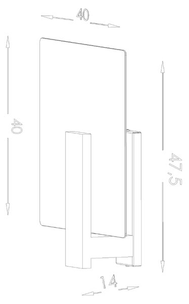 Sollux Φωτιστικό οροφής Lappo 2,ξύλο, γυαλί,2xE27/60w