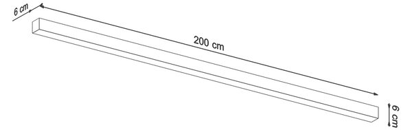 Sollux Φωτιστικό τοίχου Pinne 1,αλουμίνιο,1xLED/50w