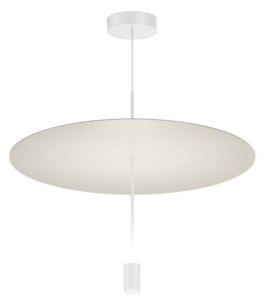Wever & Ducré Lighting WEVER & DUCRÉ Φωτιστικό οροφής LED Shedda Ø 55 εκ. γκρι σατέν 2700K, ρυθμιζόμενος, Γκρι, Σαλόνι / τραπεζαρία, Αλουμίνιο, σύγχρονο