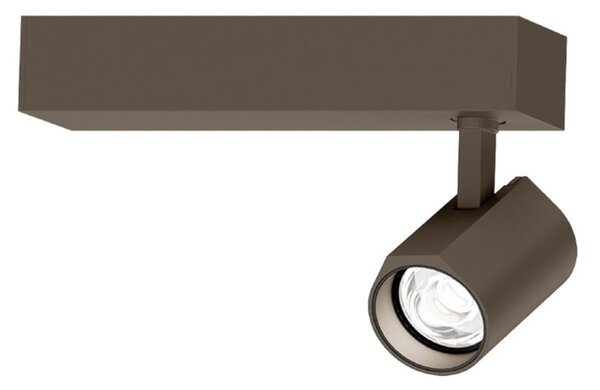 Wever & Ducré Lighting WEVER DUCRÉ LED σποτ οροφής Ceno μπρονζέ, 2.700 K, μονόφωτο, ρυθμιζόμενος, Μπρούτζινο / Αντικέ ορείχαλκου, Σαλόνι / τραπεζαρία, Αλουμίνιο, σύγχρονο