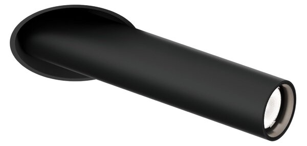 Wever & Ducré Lighting WEVER DUCRÉ LED χωνευτό Match Sneak χωρίς πλαίσιο, μαύρο, 2.700K, Μαύρο, Σαλόνι / τραπεζαρία, Αλουμίνιο, σύγχρονο