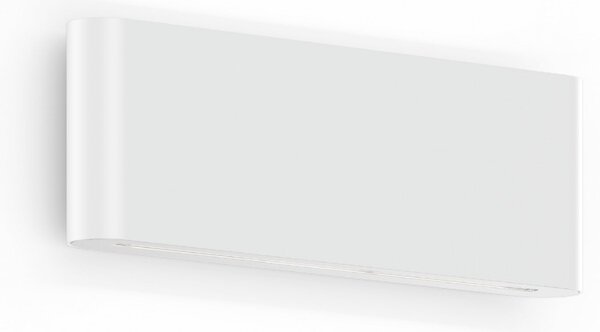 Wever & Ducré Lighting WEVER DUCRÉ Εξωτερικός φωτιστικός τοίχου LED Kiosk 2.0, λευκό ματ, 2.700 K, ρυθμιζόμενος, Λευκό, Αλουμίνιο, σύγχρονο