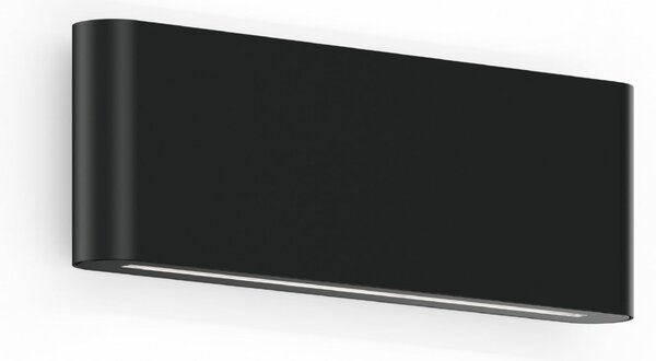 Wever & Ducré Lighting WEVER DUCRÉ Εξωτερικός φωτιστικός τοίχου LED Kiosk 2.0 μαύρος 2.700 K, ρυθμιζόμενος, Μαύρο, Αλουμίνιο, σύγχρονο