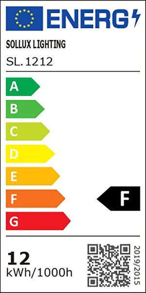 Sollux Φωτιστικό οροφής Sole 5,5xLED/11w, Χρώμα μαύρο