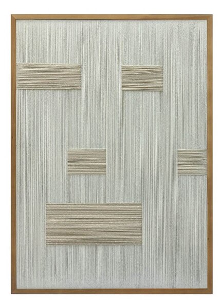 Πίνακας Με Κορνίζα (50x70) Espiel Μπεζ NIM111