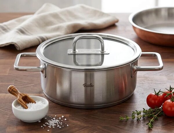 Κατσαρόλα Ημιχύτρα Fissler Viseo Pro με γυάλινο καπάκι, διάμετρο 20cm και χωρητικότητα 2.4lt