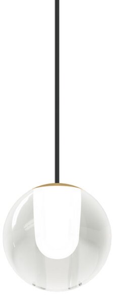 Wever & Ducré Lighting WEVER DUCRÉ Κρεμαστό φωτιστικό LED Oplia 1.0, κρεμ, 2.700 K, Διαφανές, Σαλόνι / τραπεζαρία, Γυαλί, σύγχρονο