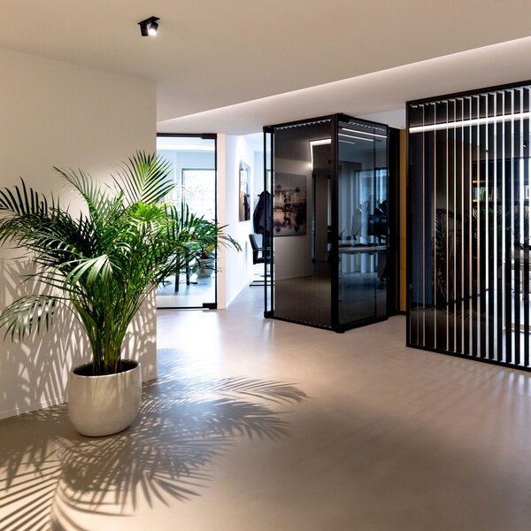 Wever & Ducré Lighting WEVER DUCRÉ LED σποτ οροφής Ceno μαύρο 2.700 K 2 λάμπες, ρυθμιζόμενος, Μαύρο, Σαλόνι / τραπεζαρία, Αλουμίνιο, σύγχρονο