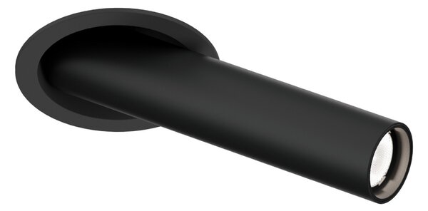 Wever & Ducré Lighting WEVER DUCRÉ Εντοιχισμένος προβολέας LED Match Sneak μαύρος 2.700 K, Μαύρο, Σαλόνι / τραπεζαρία, Αλουμίνιο, σύγχρονο