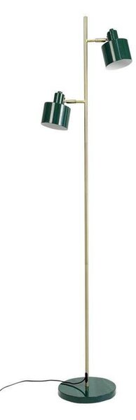 Dyberg Larsen Φωτιστικό δαπέδου Ocean, σκούρο πράσινο, 160 cm, 2 φτερά., Πράσινο, Σαλόνι / τραπεζαρία, Μέταλλο, Σκανδιναβικό